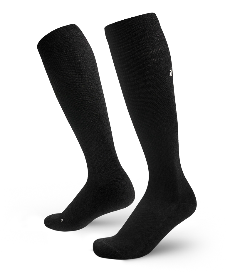 Outway - Merino Knee High Compression Socks Black